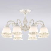 Потолочная люстра Eurosvet Campina 60107/8 белый с золотом