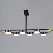 Люстра Reluce 02760-0.3-06 BK+WOOD GX53