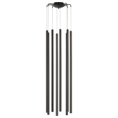 L8T747437 Люстра TUBO LED 40W 2400LM 25G ЧЕРНЫЙ 3000K