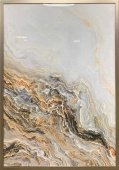 89VOR-MARBLE3 Постер "Серый мрамор-1" 70*100см, багет