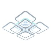 Потолочная светодиодная люстра Reluce 11005-0.3-4+4RGB WH(RGB)