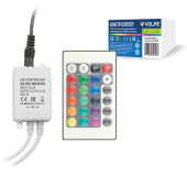 Контроллер для светодиодных лент RGB 12В Volpe ULC-Q431 RGB BLACK UL-00001113