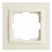 Рамка 1-постовая Mono Electric Despina слоновая кость 102-010000-160
