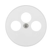 Накладка LK Studio для розетки TV+FM+SAT, 3 отверстия , бел., LK Vintage 885404-1