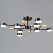 Люстра Reluce 03860-0.3-08 BK+WOOD GX53