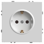 Розетка 2P+PE Stekker Эмили со шторками белый фарфор RST16-5110-01 49880