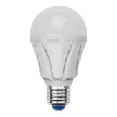 Лампа светодиодная Uniel E27 12W 4000K матовая LED-A60 12W/NW/E27/FR PLP01WH UL-00001527