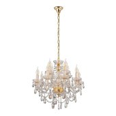 Подвесная люстра Lumina Deco Eliza LDP 7026-8+4 SL+GD