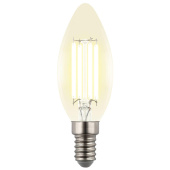 Лампа светодиодная Uniel E14 4W 3000K прозрачная LED-C35-4W/3000K/E14/CL GLY01TR UL-00011936