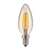 Лампа светодиодная филаментная Elektrostandard E14 9W 6500K прозрачная a056251