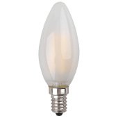 Лампа светодиодная филаментная ЭРА E14 5W 4000K матовая F-LED B35-5W-840-E14 frost Б0027926