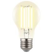 Лампа светодиодная Uniel E27 5W 3000K прозрачная LED-A60-5W/3000K/E27/CL GLY01TR UL-00011932