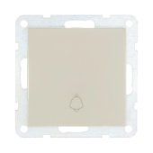 Выключатель-кнопка LK Studio 1-кл.(схема 1Т) 16 A, 250 B (бежевый) LK60 860501-1