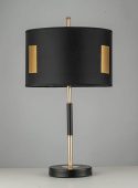 Настольная лампа Arti Lampadari Oggebio E 4.1.T2 BKG