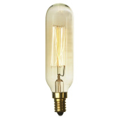 Лампа накаливания Е14 40W 3000K янтарная GF-E-435