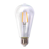 Лампа светодиодная филаментная Thomson E27 7W 2700K прямосторонняя трубчатая прозрачная TH-B2105