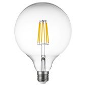 Лампа светодиодная филаментная Lightstar LED Filament E27 10W 4000K груша прозрачная 933204