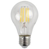 Лампа светодиодная филаментная ЭРА E27 9W 4000K прозрачная F-LED A60-9W-840-E27 Б0019015