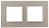 Рамка 2-постовая ЭРА Elegance 14-5102-04 Б0034491