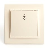 Переключатель одноклавишный Stekker Эрна слоновая кость PSW10-9005-02 39618