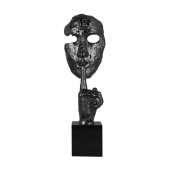 Статуэтка настольная ArtHomeDecor TOP SECRET 7092 BLACK  BLACK