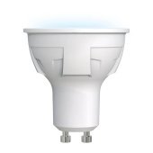 Лампа светодиодная Uniel GU10 6W 4000K матовая LED-JCDR 6W/NW/GU10/FR PLP01WH UL-00002421