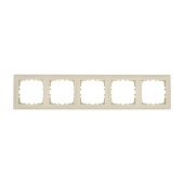 Рамка LK Studio 5-постовая (бежевый) LK60 864501-1