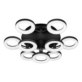 Потолочная светодиодная люстра iLedex Jomo FS-014-X9 108W BK