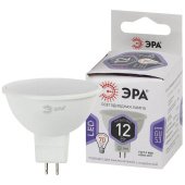 Лампа светодиодная ЭРА GU5.3 12W 6000K матовая LED MR16-12W-860-GU5.3 Б0049075
