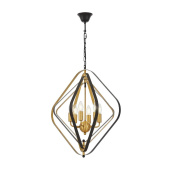 Подвесная люстра Lumina Deco Crulia LDP 8005-6 BK+MD
