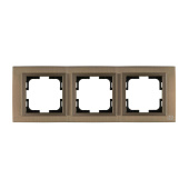 Рамка 3-постовая Mono Electric Style Aluminium бронза 107-810000-162
