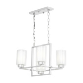 Подвесная люстра Lumina Deco Lino LDP 1239-5 CHR