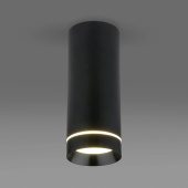 Потолочный светодиодный светильник Elektrostandard DLR022 12W 4200K черный матовый a037518