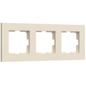 Рамка на 3 поста Werkel Slab айвори матовый W0032962 4690389193446