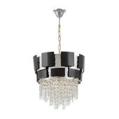 Подвесной светильник Lumina Deco Kruvia LDP 7045-400 BK+CHR