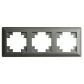 Рамка 3-постовая Stekker Катрин графит PFR00-7003-06 39809