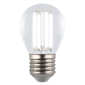 Лампа светодиодная Uniel E27 4W 4000K прозрачная LED-G45-4W/4000K/E27/CL GLY01TR UL-00011941