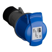 Розетка кабельная EasySafe 216EC6,16А,2P+E,IP44,6ч 2CMA102003R1000