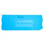Торцевая заглушка для ЗНИ LD574 4 мм? (JXB PT4), синий LD583-1-40