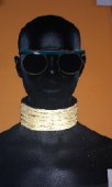 89VOR-AFRICAN GIRL3 Холст "Африканка-3" 100х70 см, багет алюм(зол)