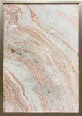 89VOR-MARBLE2 Постер "Розовый мрамор-2" 50*70см, багет