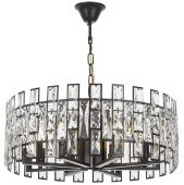 Подвесная люстра Lumina Deco Florina LDP 7041-600 BK