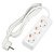 Удлинитель Uniel Ultra 3гн х 3м с/з S-GCU3-3 White UL-00010001
