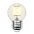 Лампа светодиодная филаментная Uniel E27 6W 3000K прозрачная LED-G45-6W/WW/E27/CL GLA01TR UL-00002203