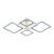 Потолочная светодиодная люстра Profit Light 18029/2+2 WHT