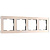 Рамка Werkel Acrylic на 4 поста айвори W0042743 4690389190551