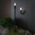 Садово-парковый светодиодный светильник Elektrostandard Isida 35165/F черный a063451