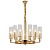 Подвесная люстра Lumina Deco Donatti LDP 8011-12 F.GD