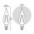Лампа светодиодная филаментная Gauss E14 7W 4100К прозрачная 104801207