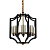 Подвесная люстра Lumina Deco Vigatto LDP 1224-8 BK+MD